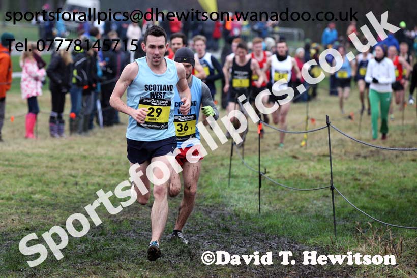 Celtic Nations senior and junior mens Great Edinburgh Cross Country. Photo: David T. Hewitson/Sports for All Pics